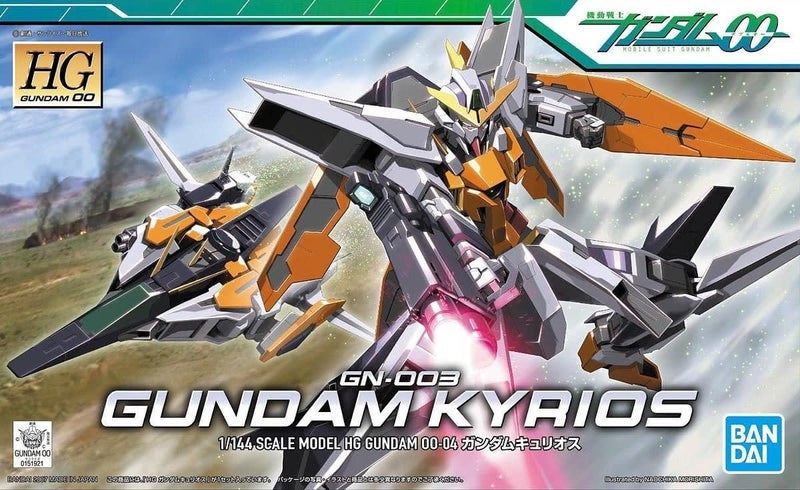 HG Mobile Suit Gundam 00 1/144 Gundam Kyrios Plastic Model
